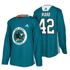 #42 Teal New Season Practice Joel Ward Jersey