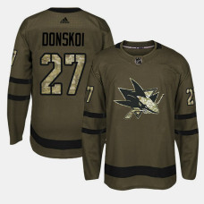 #27 Camo Salute To Service Joonas Donskoi Jersey