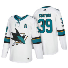 #39 Logan Couture White 2018 New Season Team Road Jersey