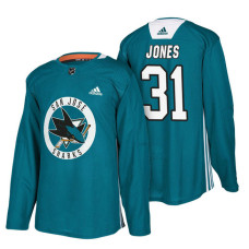 #31 Teal New Season Practice Martin Jones Jersey