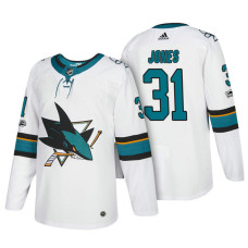 #31 Martin Jones White 2018 New Season Team Road Jersey