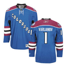Semyon Varlamov #1 Blue Alternate Jersey