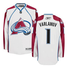 Semyon Varlamov #1 White Away Jersey