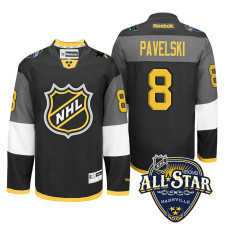 Joe Pavelski #8 Black 2016 All-Star Premier Jersey