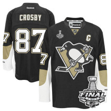 Sidney Crosby #87 Black 2016 Stanley Cup Home Finals Jersey