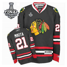 Stan Mikita #21 Black 2015 Stanley Cup Alternate Jersey