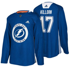 #17 Blue New Season Practice Alex Killorn Jersey