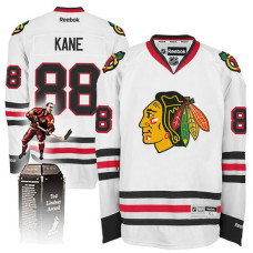 Patrick Kane #88 White Away Premier Jersey