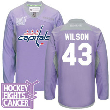 Tom Wilson #43 Purple Hockey Fights Cancer Jersey