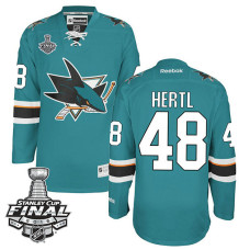 Tomas Hertl #48 Teal 2016 Stanley Cup Home Champions Jersey