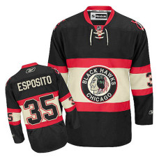 Tony Esposito #35 Black Alternate Jersey