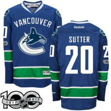 #20 Brandon Sutter Royal 2017 Anniversary Patch Player Jersey