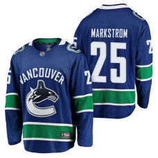 #25 Breakaway Player Jacob Markstrom Jersey Blue