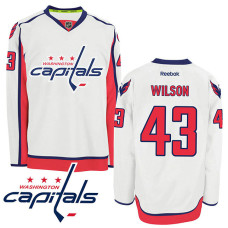 Tom Wilson #43 White Away Authentic Jersey