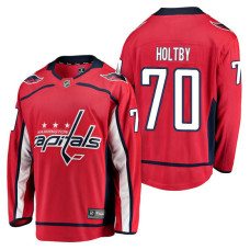 #70 Breakaway Player Braden Holtby Jersey Red