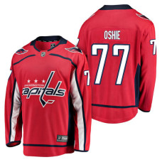 #77 Breakaway Player T.J. Oshie Jersey Red