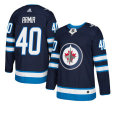 #40 Navy Authentic Home Joel Armia Jersey