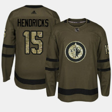 #15 Camo Salute To Service Matt Hendricks Jersey