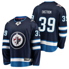 #39 Breakaway Player Toby Enstrom Jersey Navy