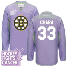Zdeno Chara #33 Purple Hockey Fights Cancer Jersey